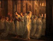 Louis Janmot First communion oil painting on canvas